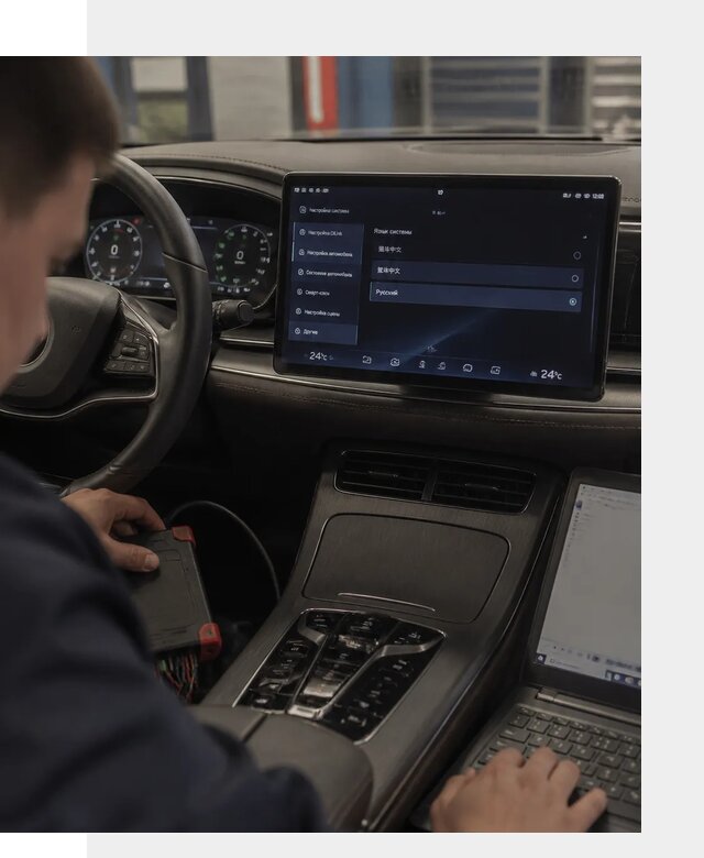 Русификация автомобиля BYD HAN для эксплуатации в Набережных Челнах